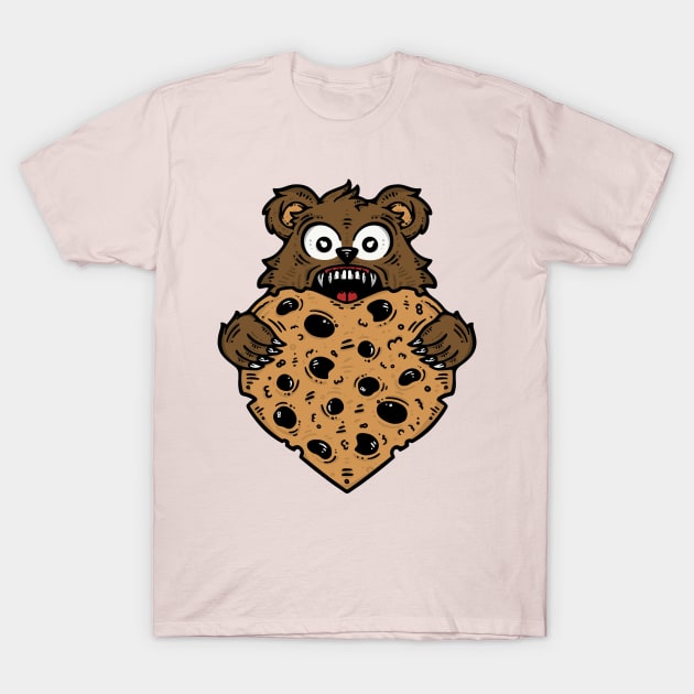 Cookie Heart Bear T-Shirt by MasticisHumanis